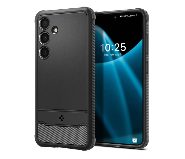SPIGEN Rugged Armor do Samsung Galaxy S24 Matte Black ACS07346 - 1211482 - zdjęcie